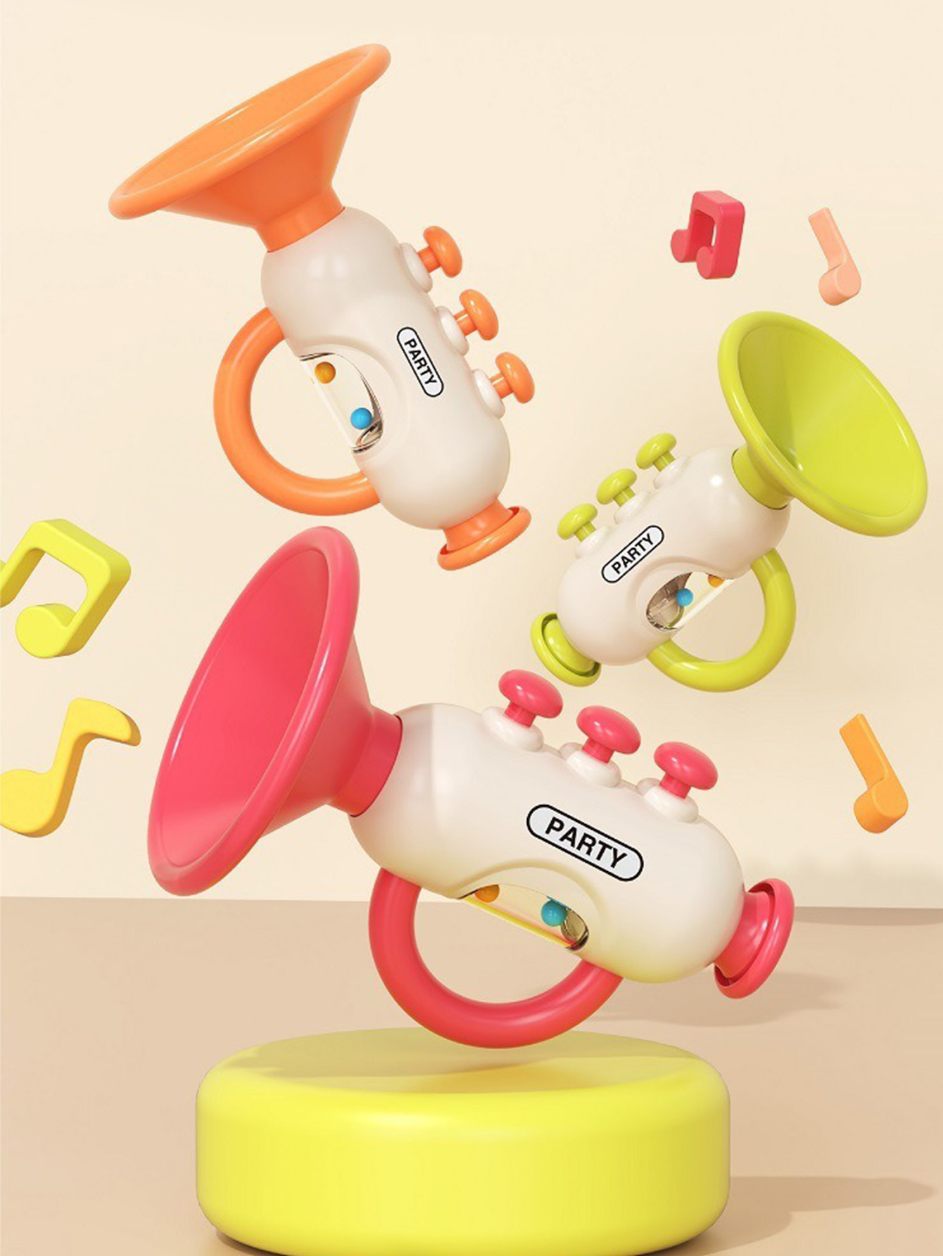 Musical Instrument Fagot - ของเล่นทรัมเป็ตสำหรับเด็ก, ของเล่นฝึกฝนการเรียนรู้เครื่องดนตรี, ของเล่นเดินทาง, การศึกษาปฐมวัยแบบมอนเตสซอรี่ พัฒนาประสาทสัมผัส สำหรับเด็กชายและเด็กหญิง