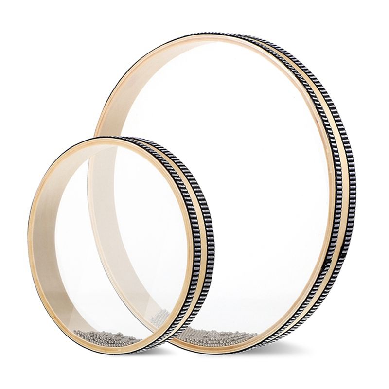 Ocean Drum Wave - กลองแทมบูรีนสีไม้ [Cilae-17R] ขนาด 8 นิ้ว และ