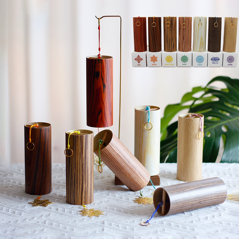 Musical Instrument Chimes - การทำสมาธิกระดิ่งลมรักษาเสียงกระดิ่งทิเบตกระดิ่งลมกลางแจ้งสีสันสดใสกระดิ่งดนตรีเครื่องกระทบมืออาชีพ
