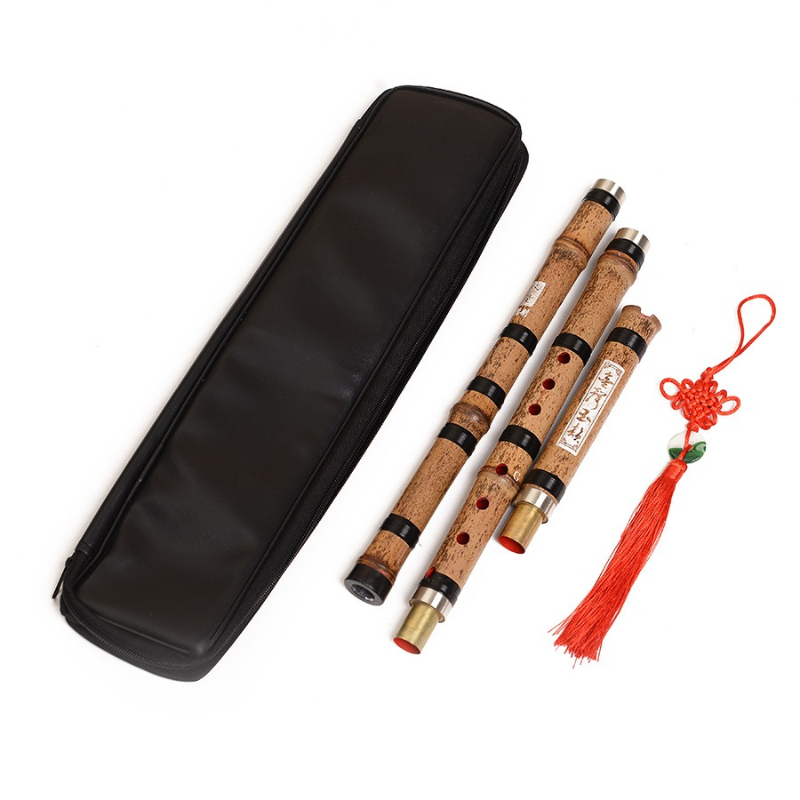Musical Instrument Xiao - ขลุ่ยไม้ไผ่ 8 รู 3 ท่อน คีย์