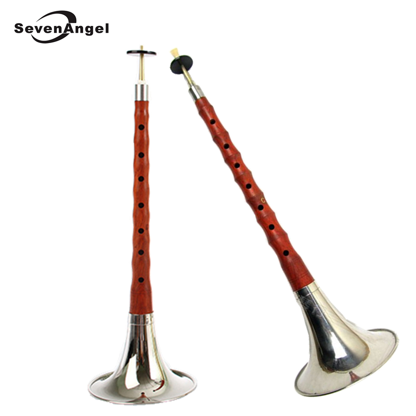 Musical Instrument Zurna - คุณภาพสูงRosewood Suona/Shanaiสำหรับผู้เริ่มต้นจีนลมเครื่องดนตรีZurna/Labaคีย์C/D/E/BB/Major A/Major G