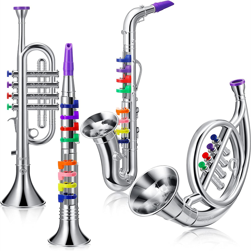 Musical Instrument Fagot - คลาสสิก Clarinet ทรัมเป็ตแซ็กโซโฟนเลียนแบบเครื่องดนตรีของเล่นเด็กผู้หญิง Early Education เครื่องมือการเรียนรู้สําหรับเด็กเด็ก