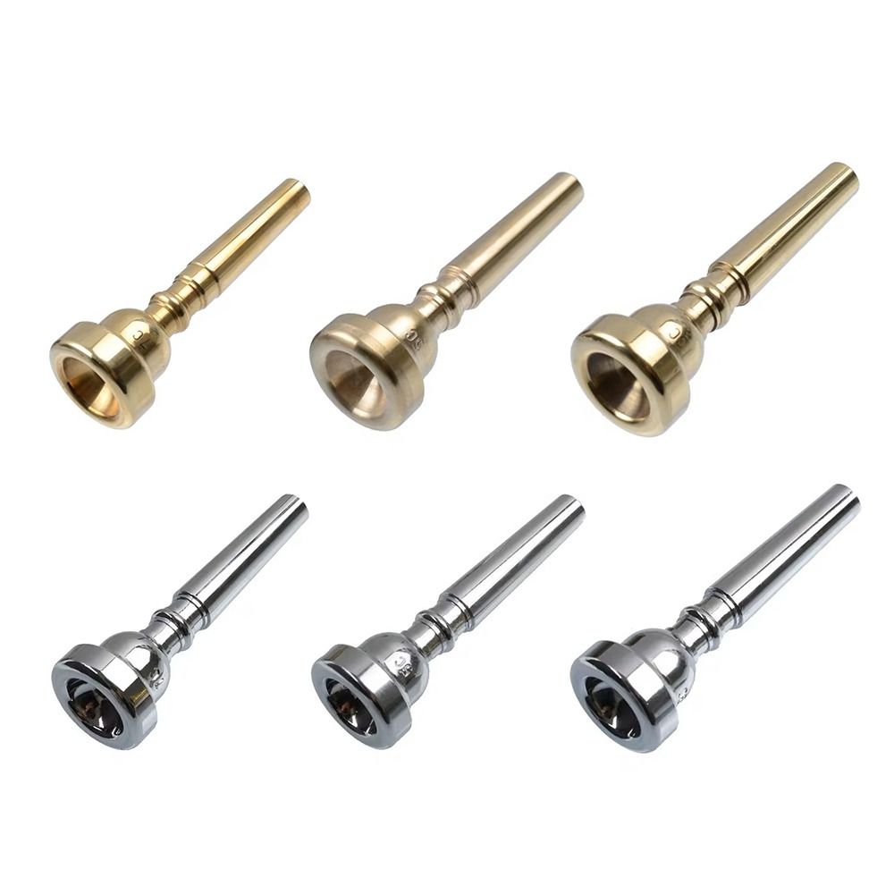 Musical Instrument Fagot - ปากเป่าทรัมเป็ต 3C/5C/7C สีทอง/สีเงิน ทำจากทองเหลือง อุปกรณ์เครื่องดนตรี สำหรับฝึกซ้อมระดับมืออาชีพ