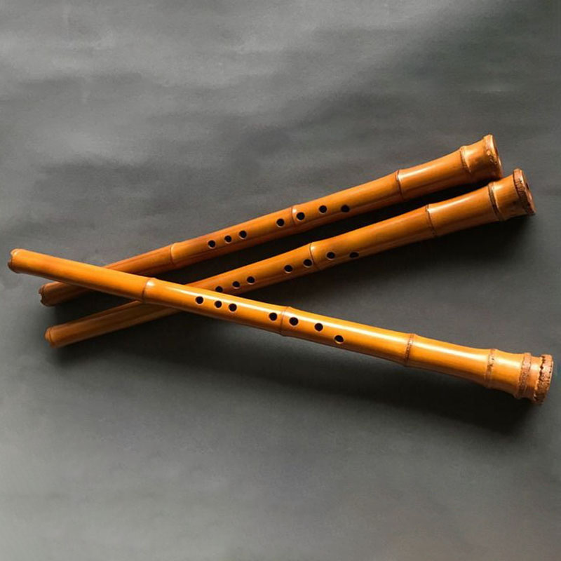 Musical Instrument Xiao - ขลุ่ยไม้ไผ่ 8 รู แบบจีน สำหรับฝึกซ้อมและเล่น ขลุ่ยไม้ไผ่แนวตั้ง