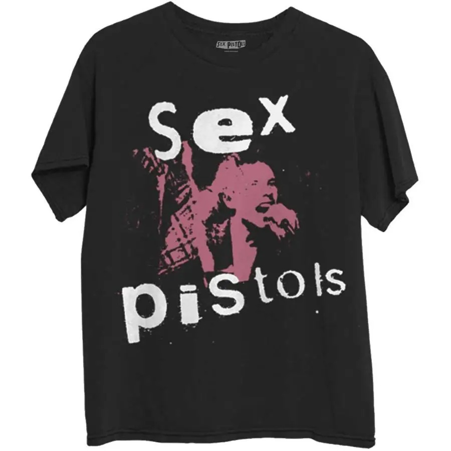 Musical Instrument Poster - เสื้อยืดพิมพ์ลายโปสเตอร์วงดนตรีพังก์ร็อกอังกฤษ Sex Pistols สไตล์คลาสสิก ยูนิเซ็กส์ สำหรับฤดูร้อน