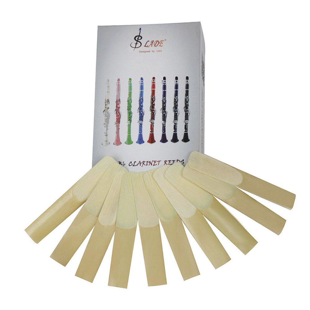 Musical Instrument Reed - 10 ชิ้น/กล่อง Clarinet Reeds Strength 2.5