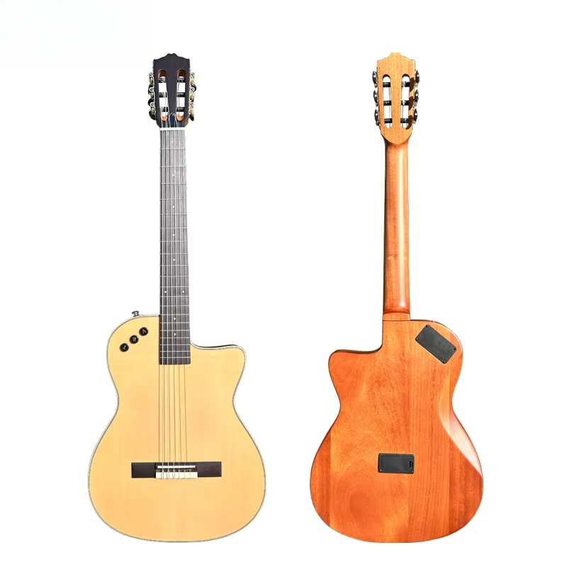 Musical Instrument Brands - ราคาขายส่ง กีตาร์คลาสสิคไฟฟ้าทรงสลิมไลน์ ยี่ห้อ Aiersi รุ่น Super