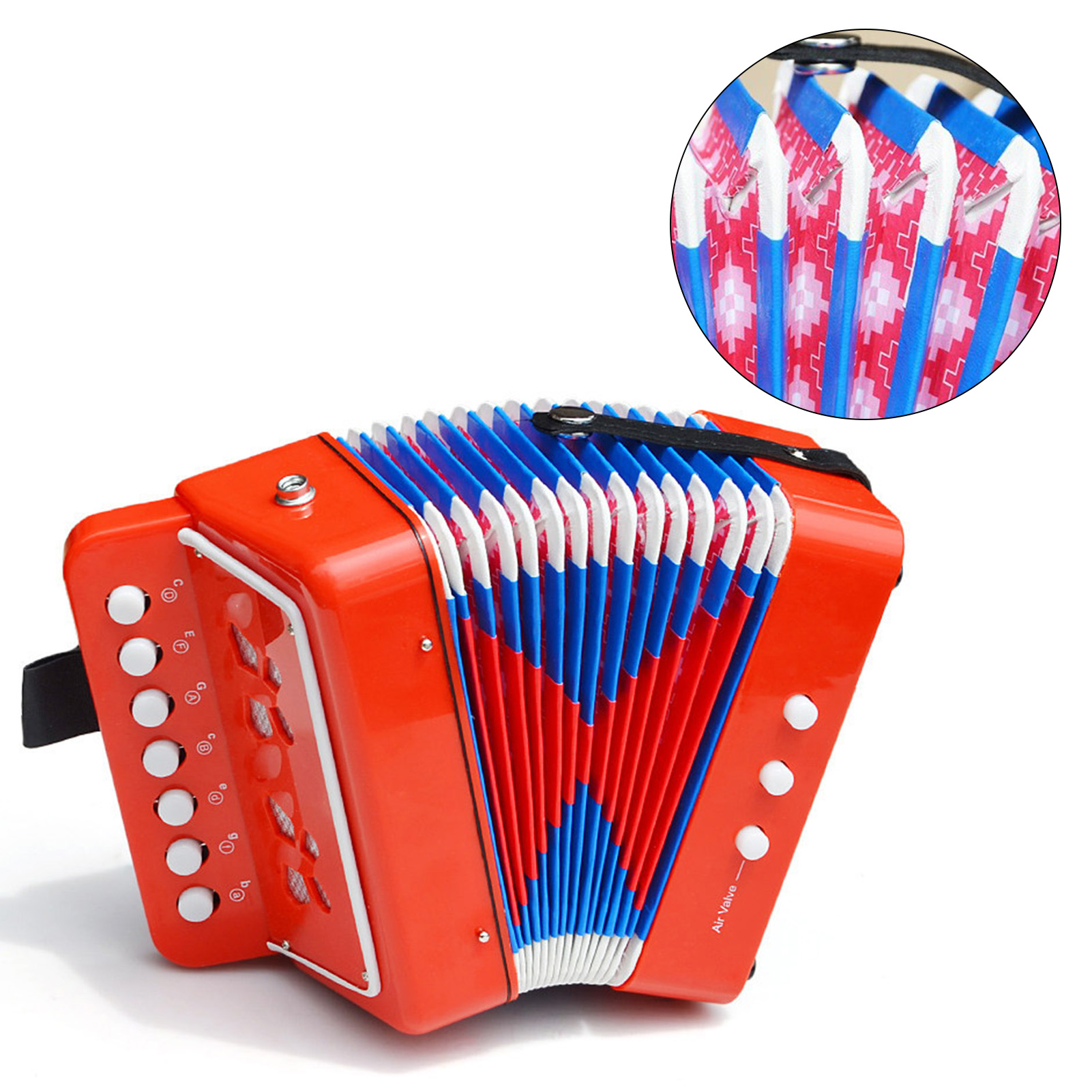 Musical Instrument Brands - ของเล่นหีบเพลงเด็ก หีบเพลง 2 เบส 7 คีย์