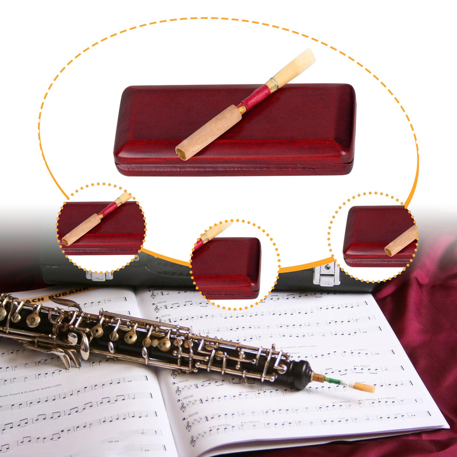 กล่องเก็บไม้โอโบแบบไม้ กล่องใส - Musical Instrument Reed บทวิจารณ์และราคา