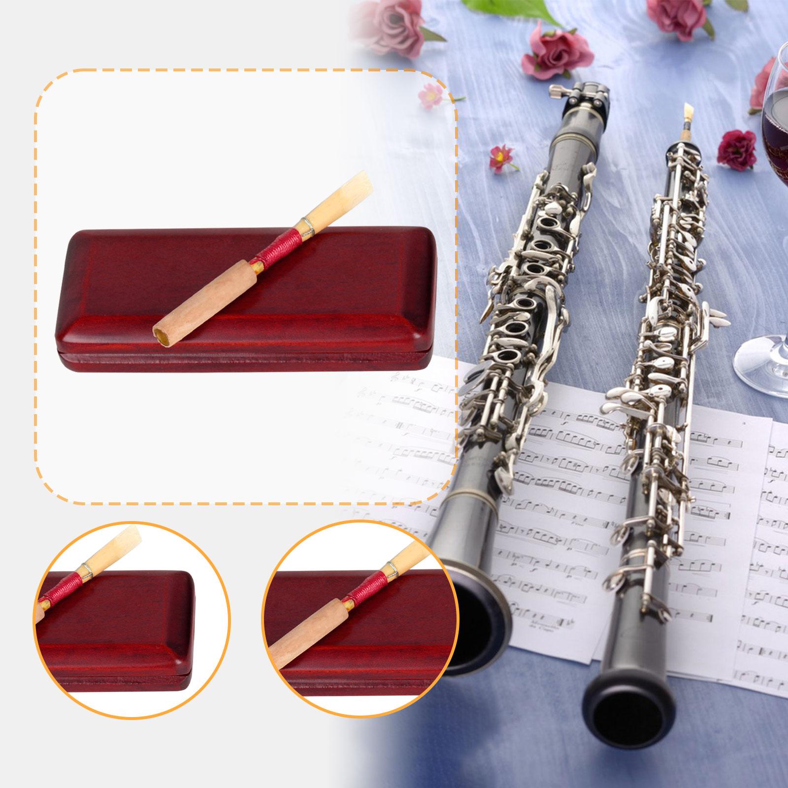 กล่องเก็บไม้โอโบแบบไม้ กล่องใส - Musical Instrument Reed บทวิจารณ์และราคา