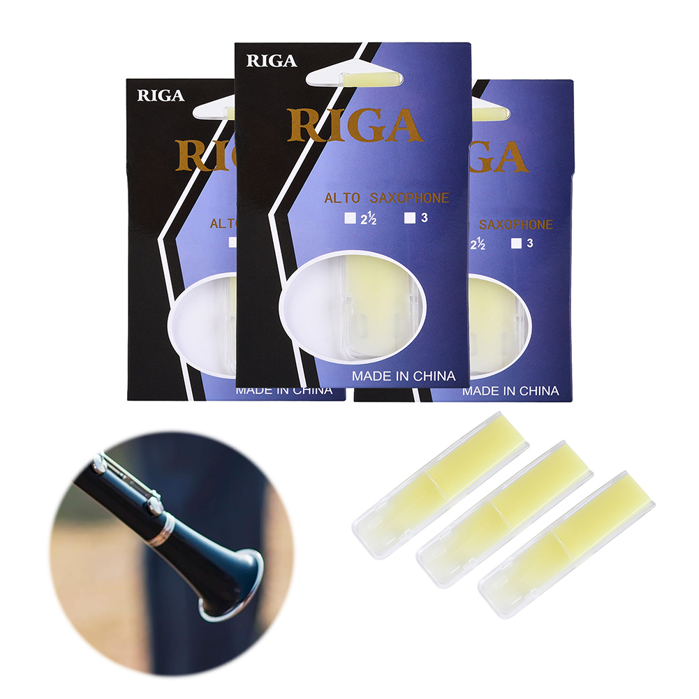 ลิ้นแซกโซโฟนอัลโต 3 ชิ้น ความแ - Musical Instrument Reed บทวิจารณ์และราคา