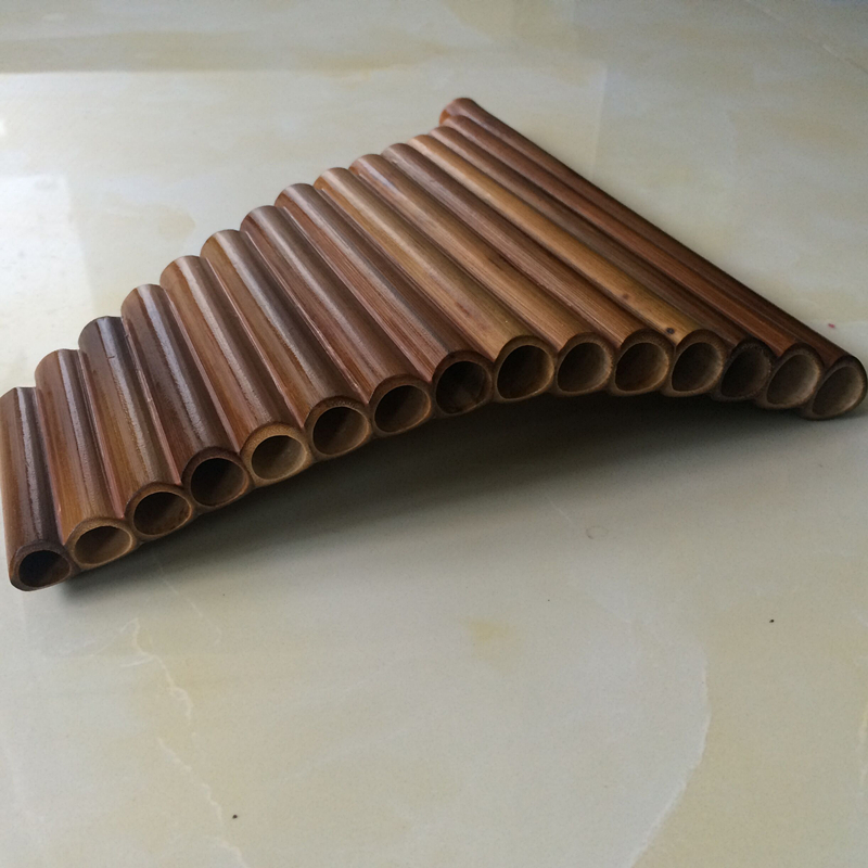 คุณภาพสูงHandmadeไม้ไผ่Panflut - Musical Instrument Xiao บทวิจารณ์และราคา