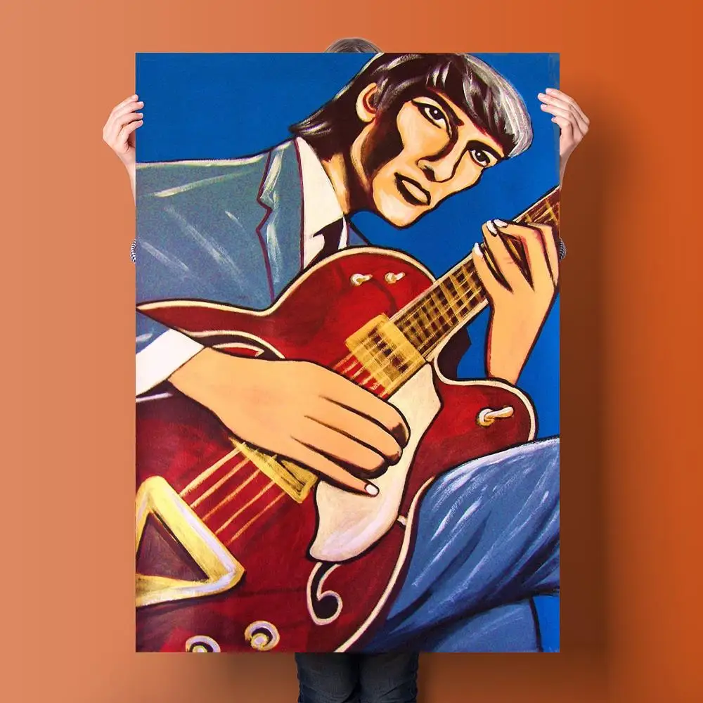 George Harrison โปสเตอร์วงดนตร - Musical Instrument Poster บทวิจารณ์และราคา
