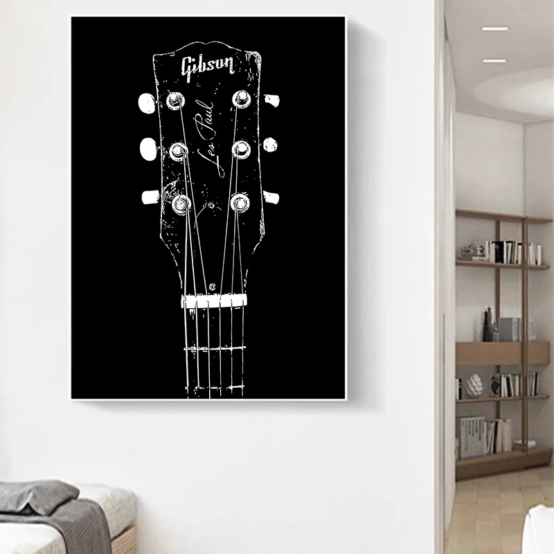เครื่องดนตรีกีตาร์ไฟฟ้าสิทธิบั - Musical Instrument Poster บทวิจารณ์และราคา