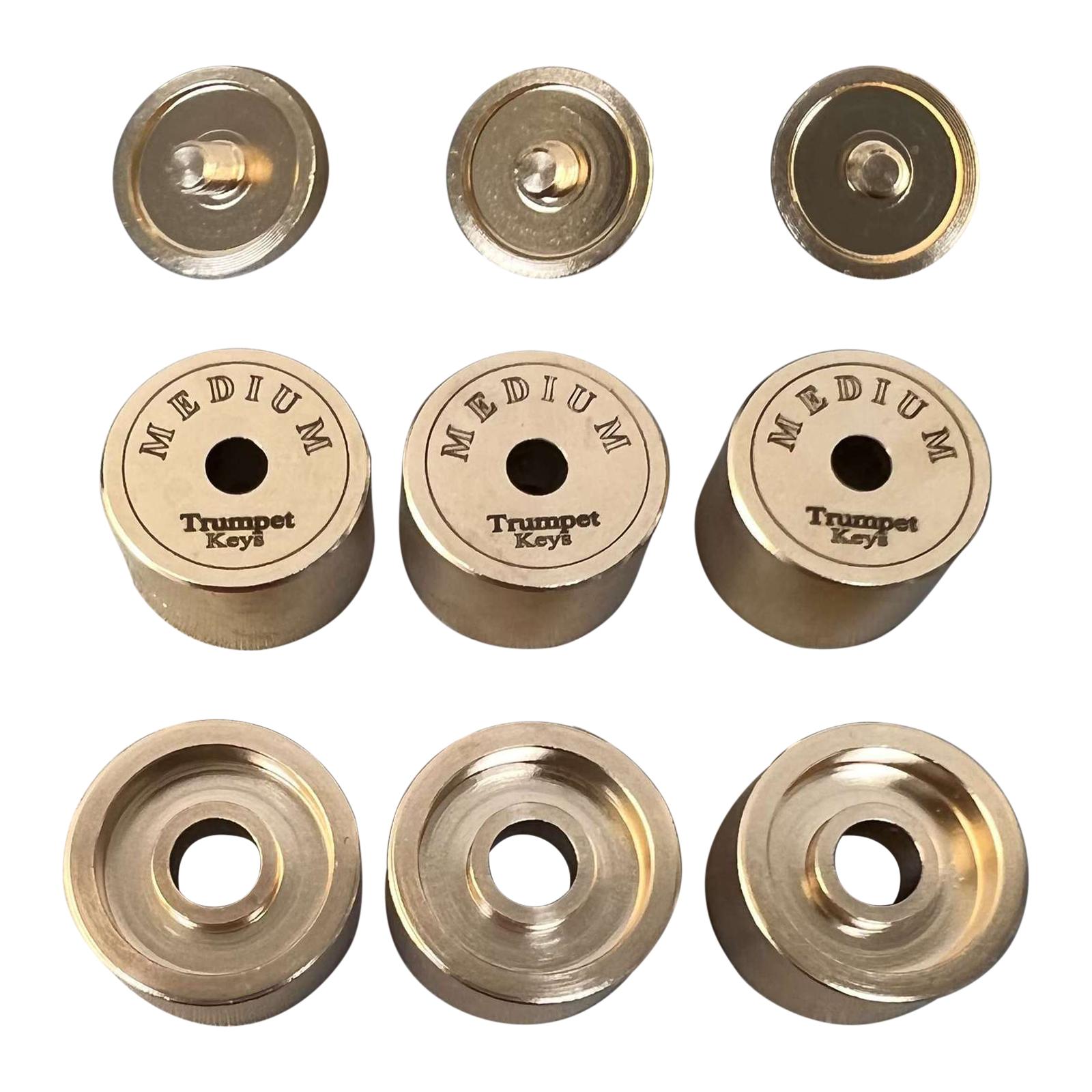 9Pcs แตรวาล์วหมวกทรัมเป็ตอะไหล - Musical Instrument Repairs บทวิจารณ์และราคา