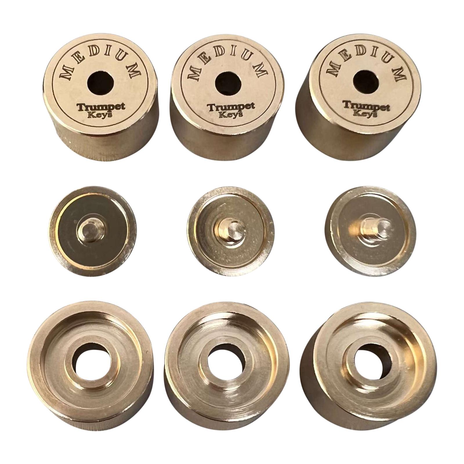 9Pcs แตรวาล์วหมวกทรัมเป็ตอะไหล - Musical Instrument Repairs บทวิจารณ์และราคา