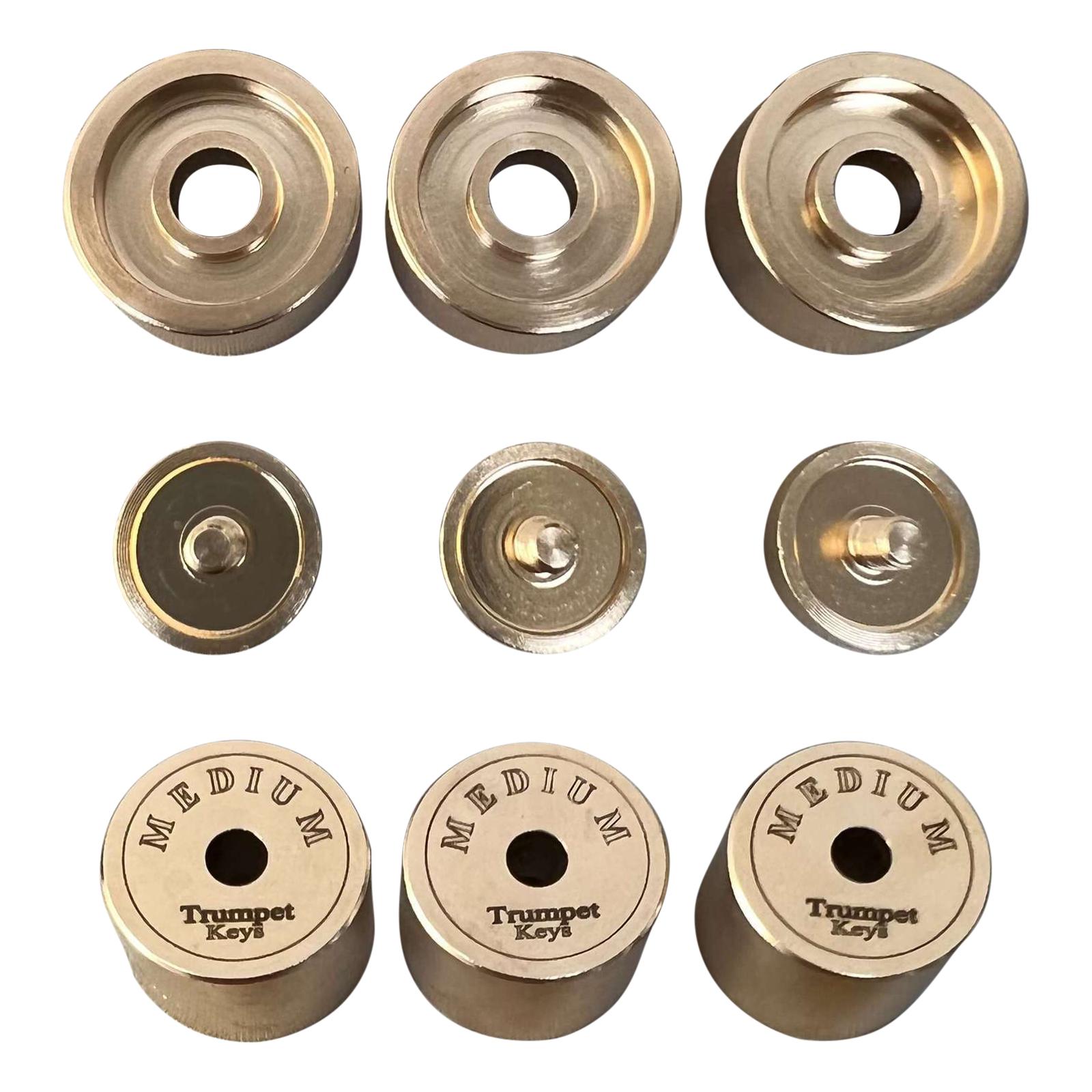 9Pcs แตรวาล์วหมวกทรัมเป็ตอะไหล - Musical Instrument Repairs บทวิจารณ์และราคา