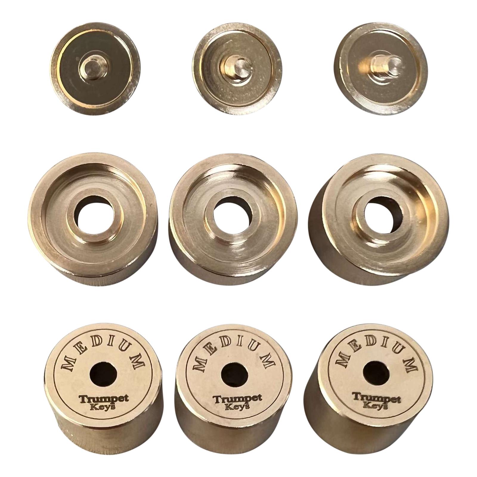 9Pcs แตรวาล์วหมวกทรัมเป็ตอะไหล - Musical Instrument Repairs บทวิจารณ์และราคา