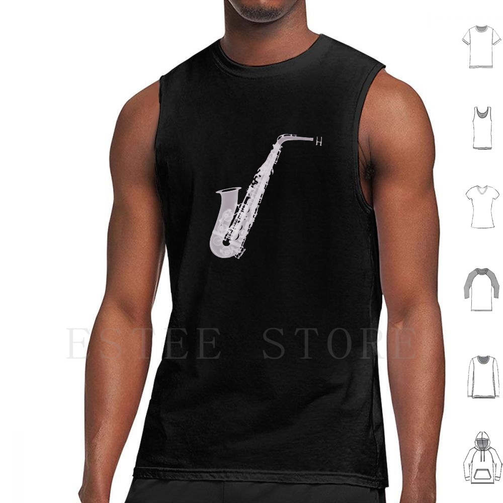 แซ็กโซโฟน-X-Ray เสื้อกล้ามเสื้ - Musical Instrument Images บทวิจารณ์และราคา