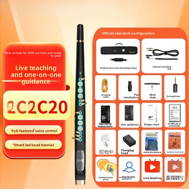 C20 แซกโซโฟนไฟฟ้าอัจฉริยะระดับ - Musical Instrument That You Blow Into บทวิจารณ์และราคา