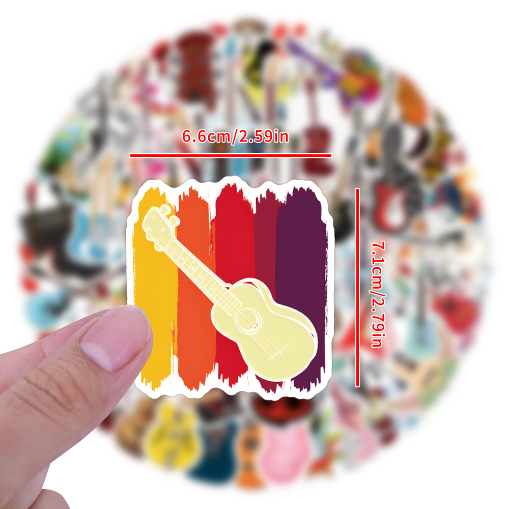 55/110PCS สติกเกอร์กีตาร์สร้าง - Musical Instrument Diy For Kids บทวิจารณ์และราคา