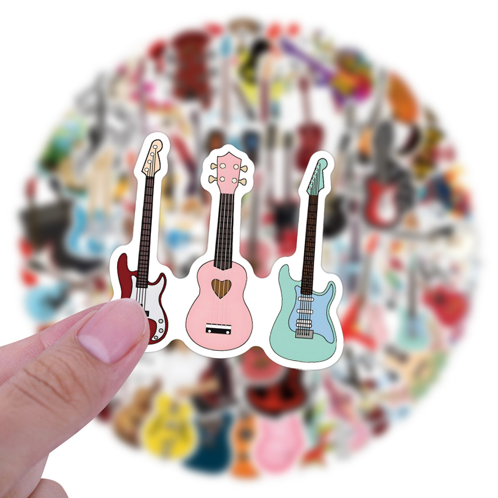 55/110PCS สติกเกอร์กีตาร์สร้าง - Musical Instrument Diy For Kids บทวิจารณ์และราคา