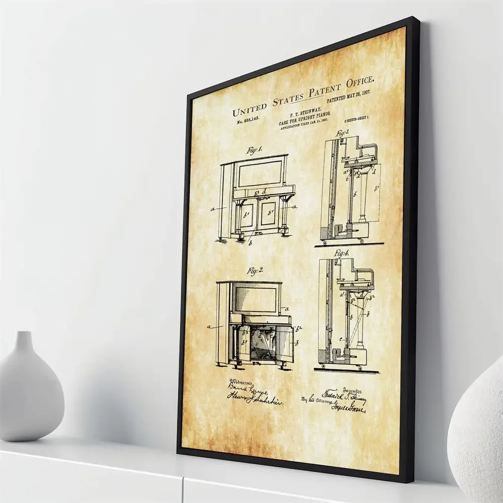 โปสเตอร์ภาพพิมพ์ลายวินเทจนอร์ด - Musical Instrument Poster บทวิจารณ์และราคา