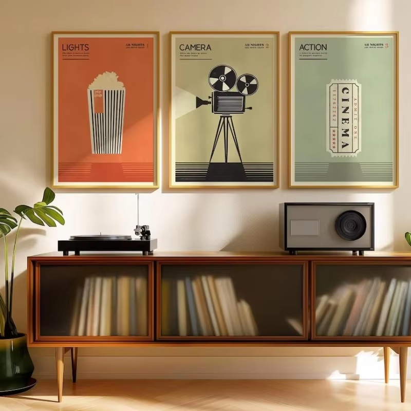 โปสเตอร์เครื่องดนตรีป๊อปยุคกลา - Musical Instrument Poster บทวิจารณ์และราคา