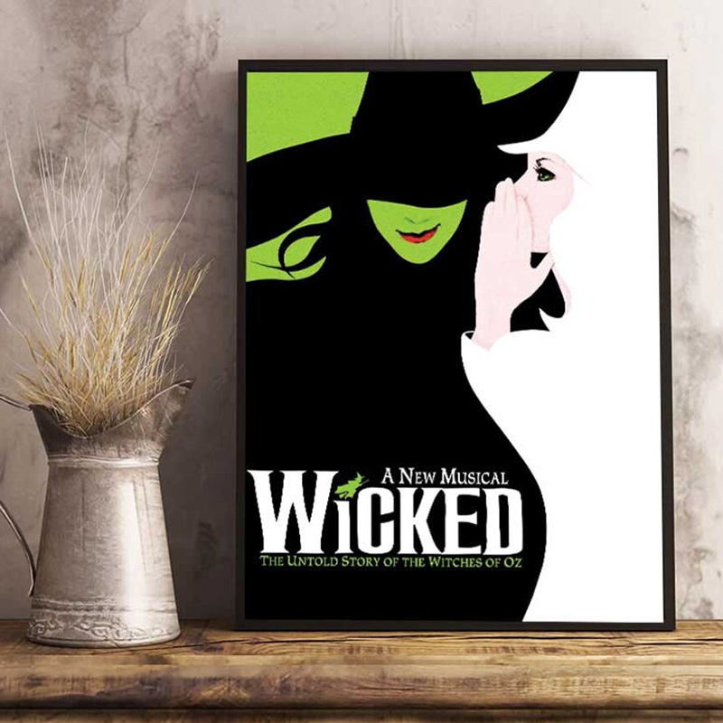 Wicked Musical โปสเตอร์ศิลปะบน - Musical Instrument Poster บทวิจารณ์และราคา