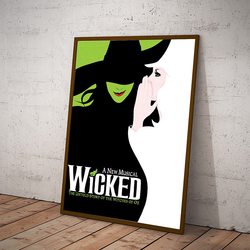 Wicked Musical โปสเตอร์ศิลปะบน - Musical Instrument Poster บทวิจารณ์และราคา