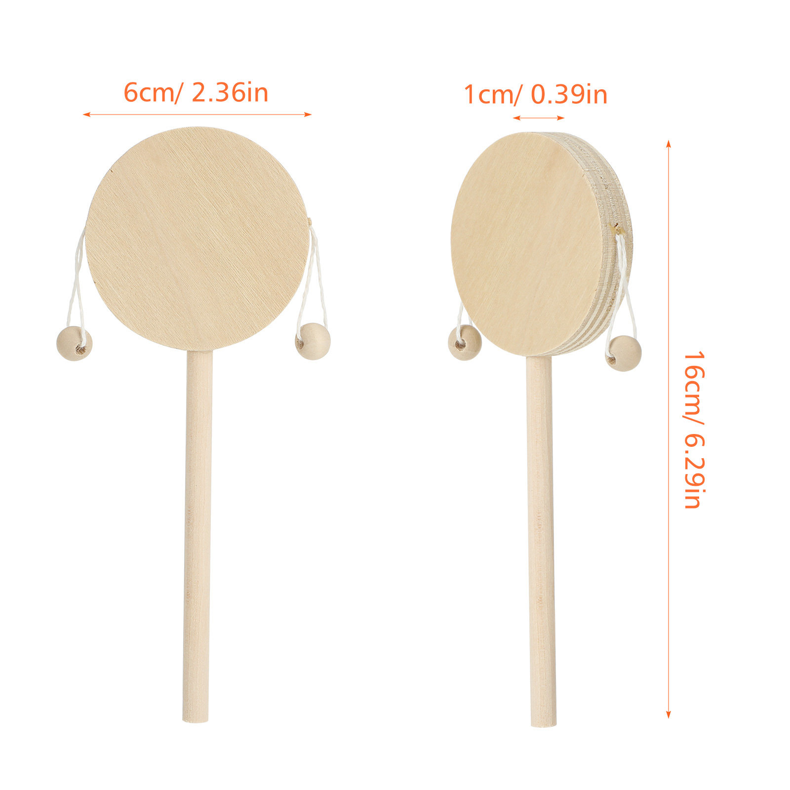 ชุดกลองไม้ธรรมชาติแบบสั่น DIY  - Musical Instrument Diy For Kids บทวิจารณ์และราคา