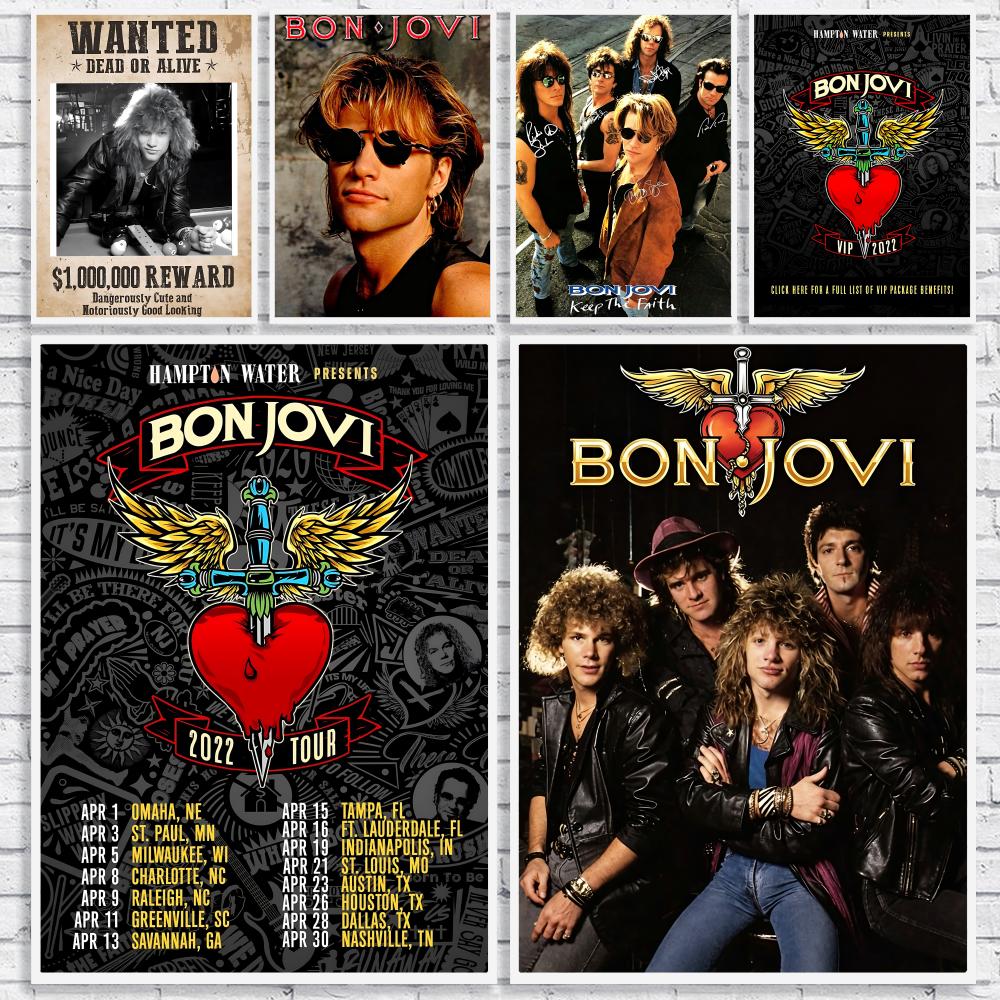 วงร็อค บี-บอน โจวีโปสเตอร์อเนก - Musical Instrument Poster บทวิจารณ์และราคา