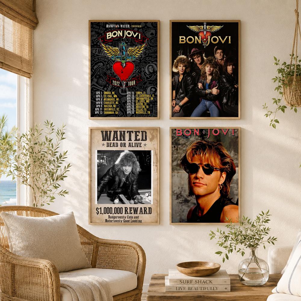 วงร็อค บี-บอน โจวีโปสเตอร์อเนก - Musical Instrument Poster บทวิจารณ์และราคา