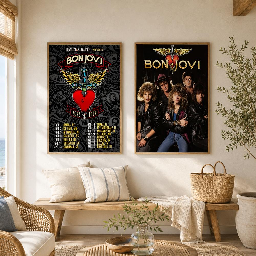 วงร็อค บี-บอน โจวีโปสเตอร์อเนก - Musical Instrument Poster บทวิจารณ์และราคา