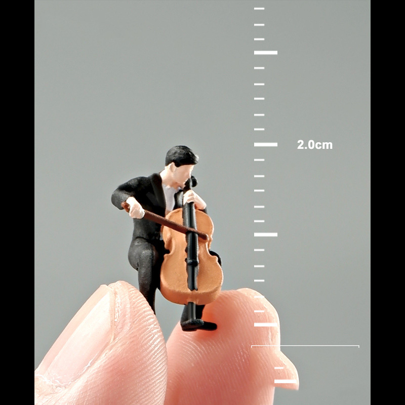 1/64 Scale Figure Band ไวโอลิน - Musical Instrument Fagot บทวิจารณ์และราคา