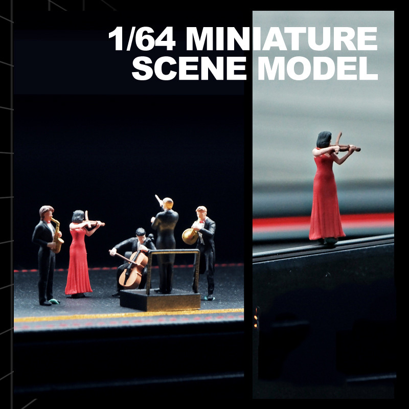 1/64 Scale Figure Band ไวโอลิน - Musical Instrument Fagot บทวิจารณ์และราคา