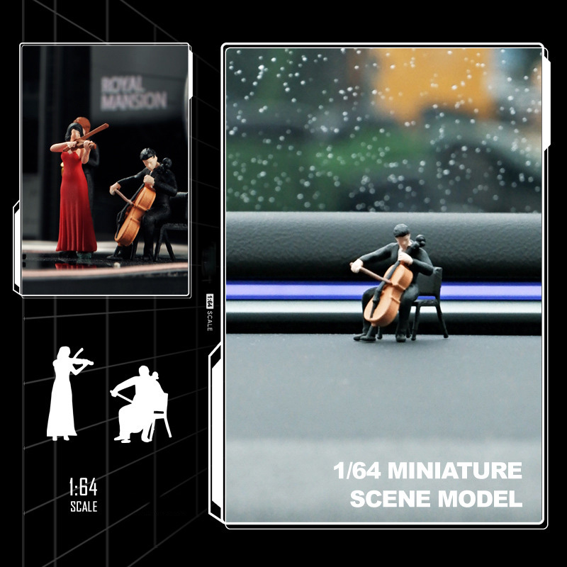 1/64 Scale Figure Band ไวโอลิน - Musical Instrument Fagot บทวิจารณ์และราคา