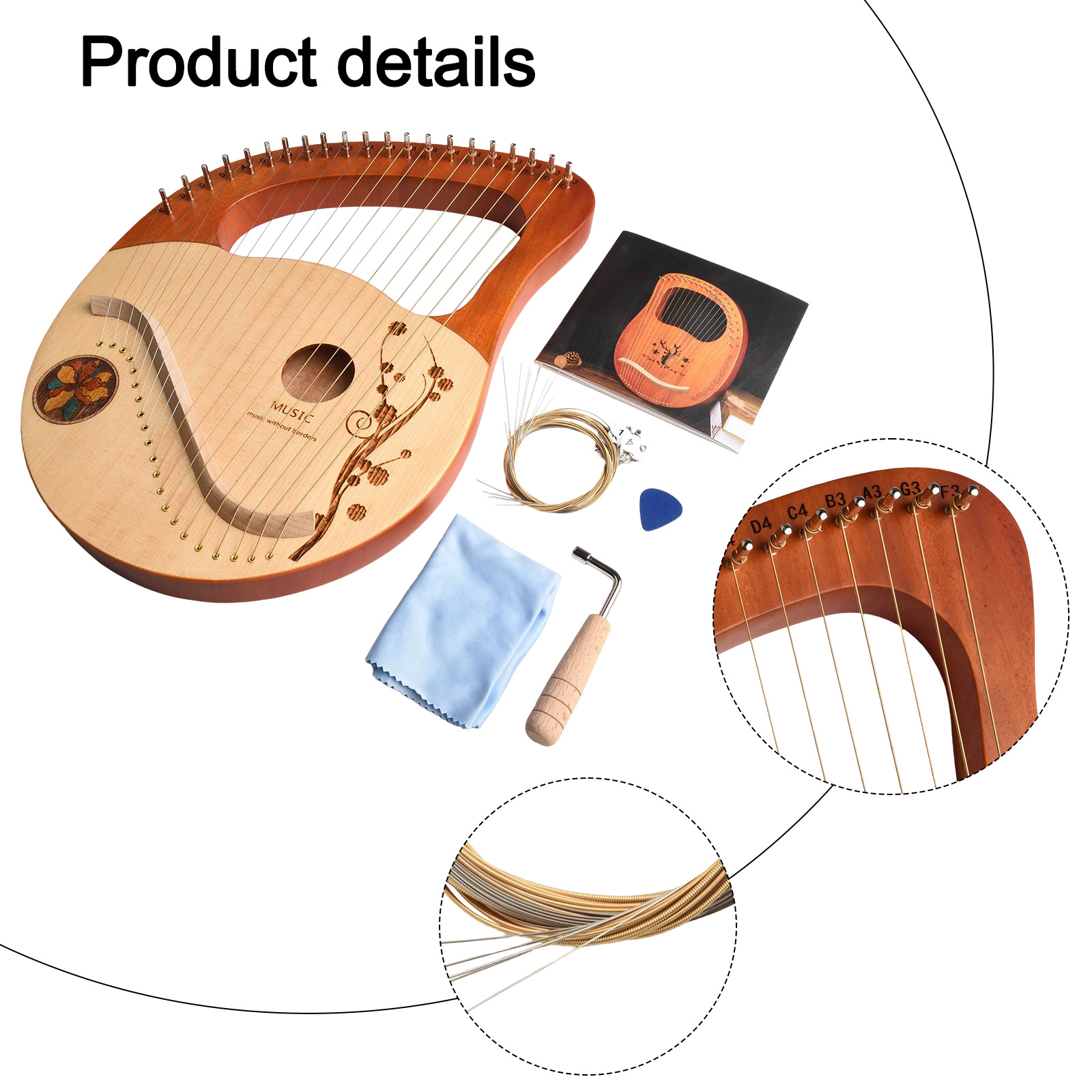 เครื่องดนตรี Lyre Lyre พิณพิณ  - Musical Instrument Brands บทวิจารณ์และราคา