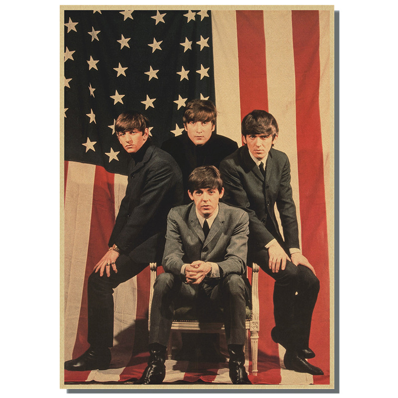 Vintage Band โปสเตอร์กระดาษครา - Musical Instrument Poster บทวิจารณ์และราคา
