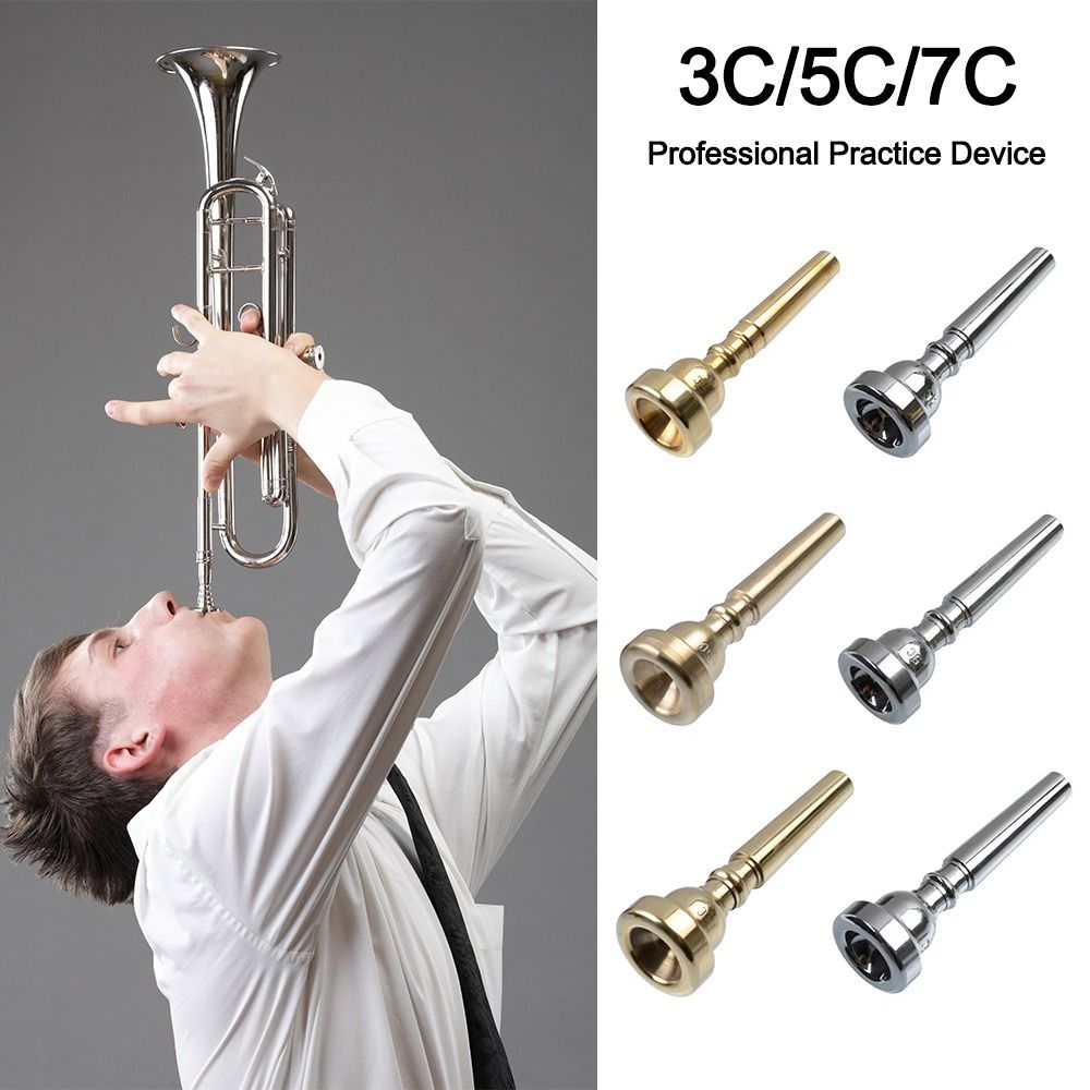 ปากเป่าทรัมเป็ต 3C/5C/7C สีทอง - Musical Instrument Fagot บทวิจารณ์และราคา