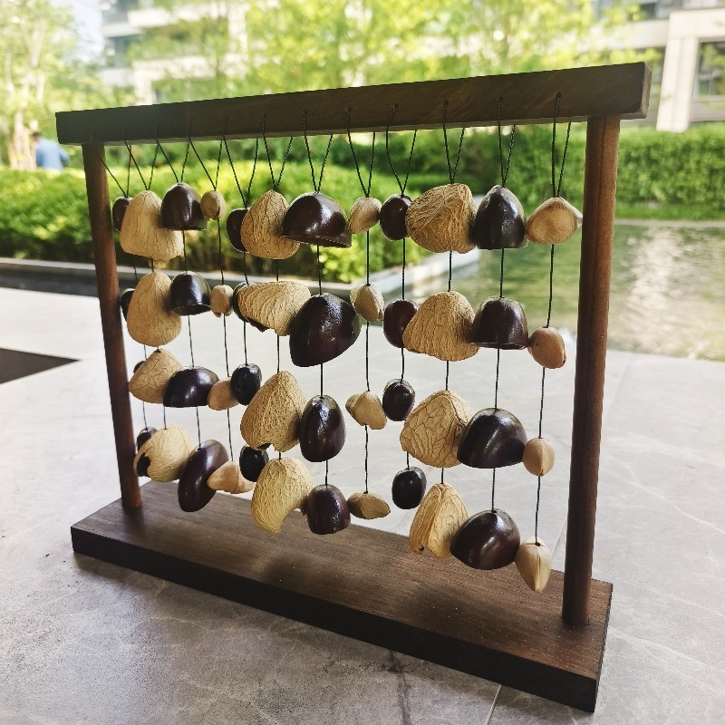 กระดิ่งลมเปลือกผลไม้ กระดิ่งสำ - Musical Instrument Chimes บทวิจารณ์และราคา