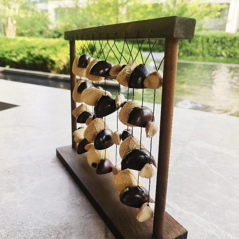 กระดิ่งลมเปลือกผลไม้ กระดิ่งสำ - Musical Instrument Chimes บทวิจารณ์และราคา
