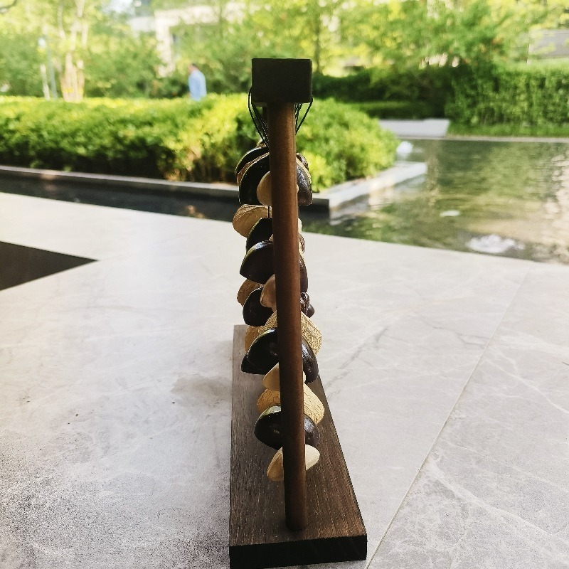 กระดิ่งลมเปลือกผลไม้ กระดิ่งสำ - Musical Instrument Chimes บทวิจารณ์และราคา