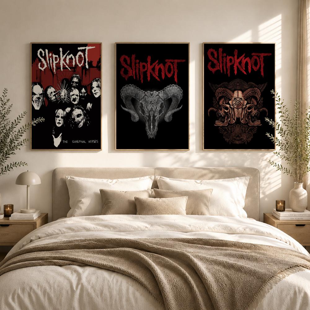 เฮฟวีเมทัลร็อค S-SlipknotES แบ - Musical Instrument Poster บทวิจารณ์และราคา