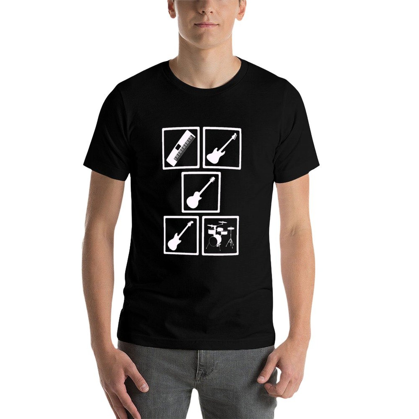 เสื้อเครื่องดนตรี เสื้อยืด อนิ - Musical Instrument Brands บทวิจารณ์และราคา