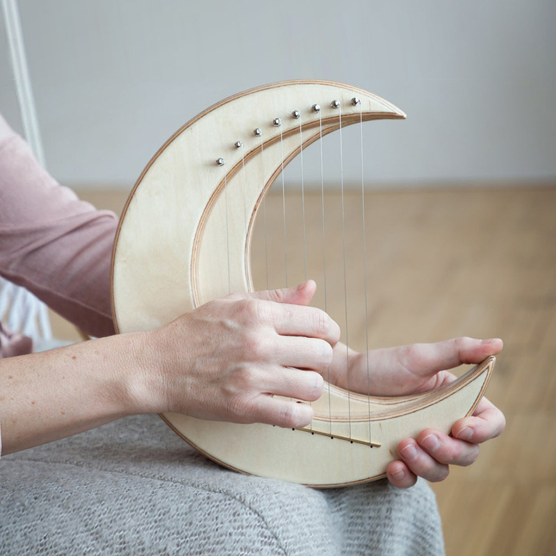 พิณ15สายพิณแบบพกพาพิณเล็ก10สาย - Musical Instrument Harp บทวิจารณ์และราคา
