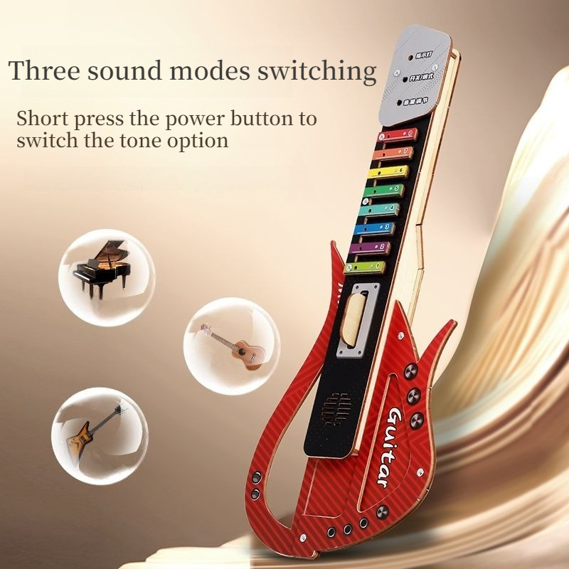 ชุดกีตาร์ไฟฟ้า DIY ทำจากไม้ ขอ - Musical Instrument Diy For Kids บทวิจารณ์และราคา