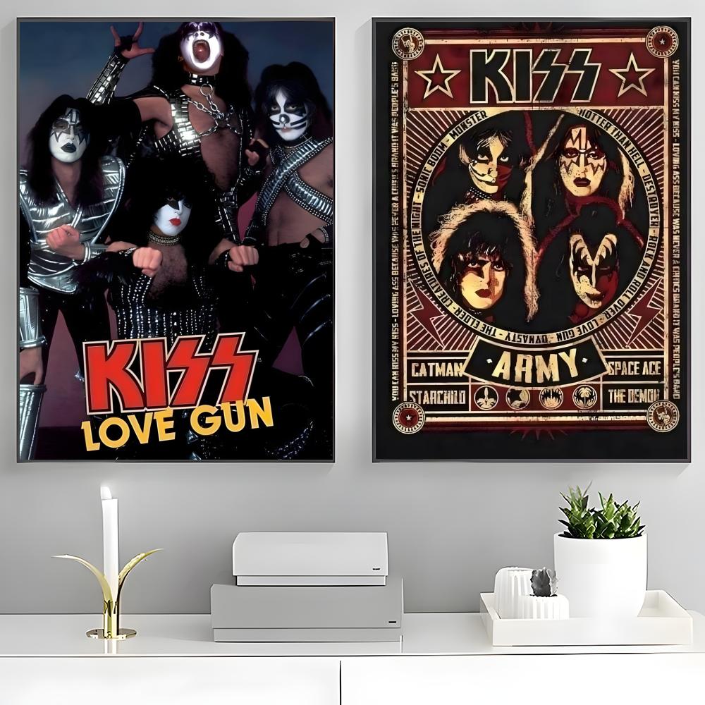 K-Kiss Kraft Rock Band-S โปสเต - Musical Instrument Poster บทวิจารณ์และราคา
