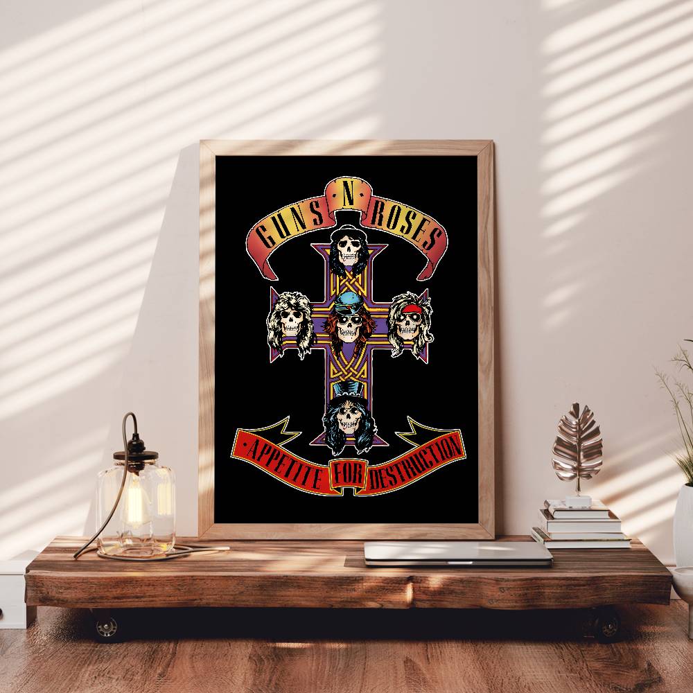 G-Guns Rock Band N R-Roses โปส - Musical Instrument Poster บทวิจารณ์และราคา