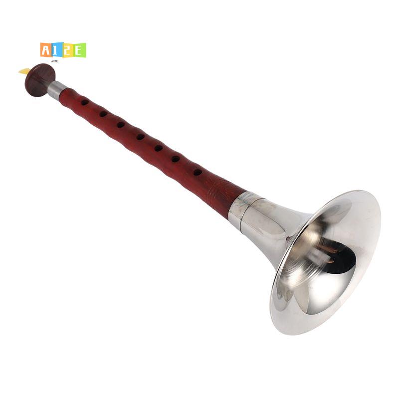 A12E-เครื่องดนตรีพื้นบ้านจีน ซ - Musical Instrument Zurna บทวิจารณ์และราคา